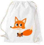 printfashion róka - Sportzsák, Tornazsák - Fehér (14453315)