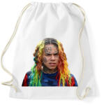 printfashion 6ix9ine - Sportzsák, Tornazsák - Fehér (2577697)