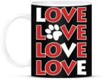 printfashion Dog Love - Bögre - Fekete (1690362)