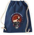 printfashion Gyors öröm - Sportzsák, Tornazsák - Sötétkék (180523)