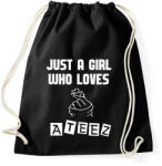 printfashion Ateez - Sportzsák, Tornazsák - Fekete (2328693)
