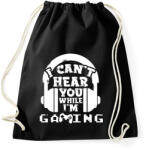 printfashion i cant hear - Sportzsák, Tornazsák - Fekete (14943412)