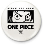 printfashion Straw hat crew - Kitűző, hűtőmágnes - Fehér (16678920)