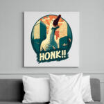 printfashion Honk! - Vászonkép - Fehér (11786669)