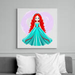 printfashion Kis hercegnő - Vászonkép - Fehér (14678599)