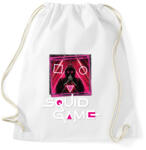 printfashion Squid game art - nyerd meg az életed 01 - Sportzsák, Tornazsák - Fehér (5514328)