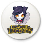 printfashion LOL Ahri - Kitűző, hűtőmágnes - Fehér (3081737)