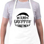 printfashion Mindig együtt ugrunk! - Kötény - Fehér (4904566)