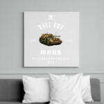 printfashion ROLLE OUT maus - Vászonkép - Fehér (6628806)