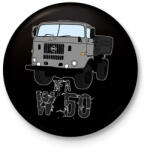 printfashion IFA w50 - Kitűző, hűtőmágnes - Fekete (5016778)