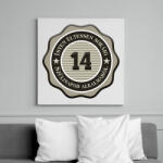 printfashion 14 - Vászonkép - Fehér (7237478)