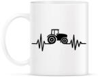 printfashion Traktor szívritmus - Bögre - Fehér (1195391)