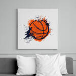 printfashion Kosárlabda - Vászonkép - Fehér (14078003)