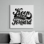 printfashion Menj előre - Vászonkép - Fehér (6620895)