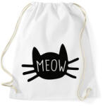 printfashion Meow - Sportzsák, Tornazsák - Fehér (2536636)
