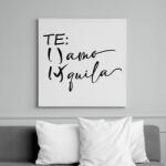 printfashion Inkább tequila, mint Te amo - Vászonkép - Fehér (16460078)