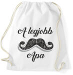 printfashion A legjobb apa - Sportzsák, Tornazsák - Fehér (5379913)