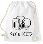 printfashion 90's kid - Sportzsák, Tornazsák - Fehér (1540741)