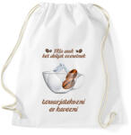 printfashion Társasjáték és kávé - Sportzsák, Tornazsák - Fehér (14984616)