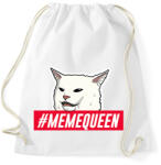 printfashion Meme Queen - Sportzsák, Tornazsák - Fehér (1775963)