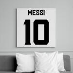 printfashion MESSI BLACK - Vászonkép - Fehér (11536593)