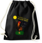 printfashion kukori - Sportzsák, Tornazsák - Fekete (13161987)