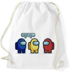 printfashion Among us kinda SUS - Sportzsák, Tornazsák - Fehér (4184032)