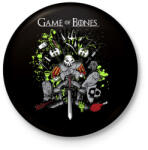 printfashion MediEvil - Game Of Bones - Kitűző, hűtőmágnes - Fekete (3099350)