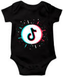 printfashion Tik Tok logo - Baba Body - Fekete (2132981)