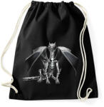printfashion Acélsárkány - Sportzsák, Tornazsák - Fekete (437052)