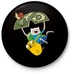 printfashion Kalandra fel! - Kitűző, hűtőmágnes - Fekete (16009806)