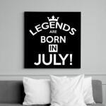 printfashion Legendák - Vászonkép - Fekete (6642998)