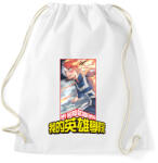printfashion Boku no Hero Academia - Sportzsák, Tornazsák - Fehér (5408736)