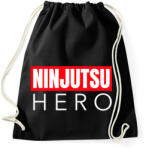 printfashion NINJUTSU HERO - Sportzsák, Tornazsák - Fekete (9466257)