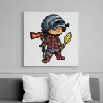 printfashion PUBG - Vászonkép - Fehér (6629710)