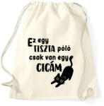 printfashion Ez egy tiszta póló, csak van egy cicám - Sportzsák, Tornazsák - Natúr (16534717)