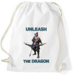 printfashion Hanzo - Unleash the Dragon - Sportzsák, Tornazsák - Fehér (881845)