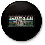 printfashion Esztergom - Kitűző, hűtőmágnes - Fekete (7426959)