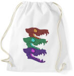 printfashion Sakál koponyák - Sportzsák, Tornazsák - Fehér (16209823)