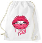 printfashion I love you - Sportzsák, Tornazsák - Fehér (6060502)