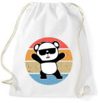 printfashion Panda Love - Sportzsák, Tornazsák - Fehér (5452099)