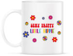 printfashion Stay trippy litlle hippie - Bögre - Fehér (7108656)