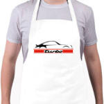 printfashion Porsche 911 turbo - Kötény - Fehér (4903348)
