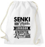 printfashion Tökéletes lovasok - Sportzsák, Tornazsák - Fehér (13998375)