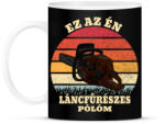 printfashion Favágó / Láncfűrész - Bögre - Fekete (5760574)