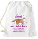 printfashion Vízöntő - Skót lógófülű cica - Sportzsák, Tornazsák - Fehér (13338211)