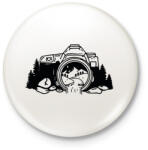 printfashion Fotózás - Kitűző, hűtőmágnes - Fehér (11793891)