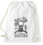 printfashion Truking driver - Fekete - Sportzsák, Tornazsák - Fehér (6549016)
