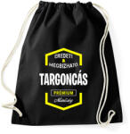 printfashion Targoncás prémium minőség - Sportzsák, Tornazsák - Fekete (1434227)