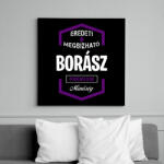 printfashion Borász prémium minőség - Vászonkép - Fekete (6647922)